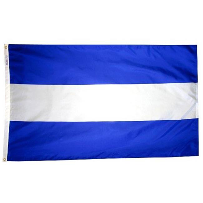 Annin Flagmakers 192378 4 ft. X 6 ft. Nyl-Glo El Salvador Civil Flag