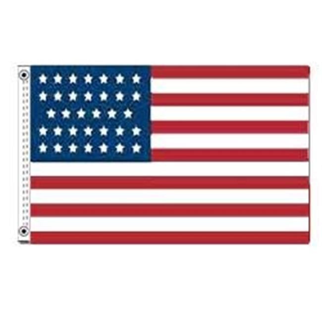 Annin Flagmakers 310605 34 Star U.S. Flag Nyl-Glo-3 ft. X 5 ft.