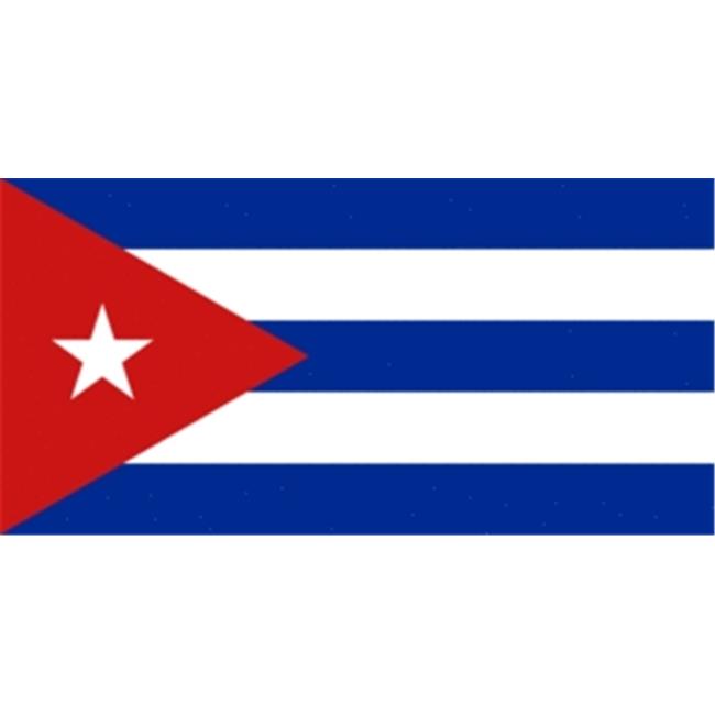 Annin Flagmakers 191910 5 ft. X 8 ft. Nyl-Glo Cuba Flag