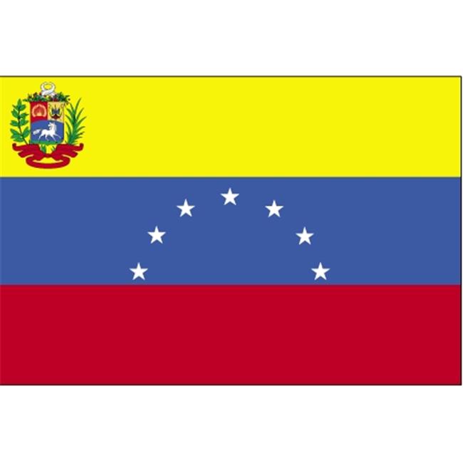 Annin Flagmakers 199283 5 ft. X 8 ft. Nyl-Glo Venezuela Government Flag
