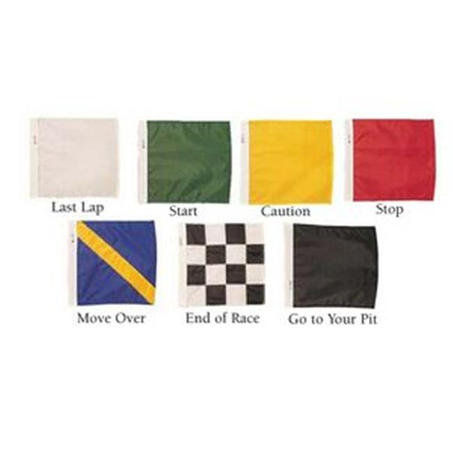 Annin Flagmakers 324490 Nyl-Glo Auto Race Flag Set -24 in. X 24 in.
