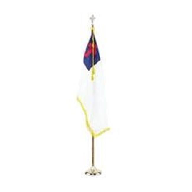 Annin Flagmakers 101100 Indoor Colonial Nyl-Glo Christian Flag Set