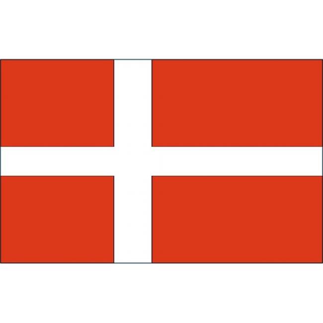 Annin Flagmakers 192188 3 Fuß x 5 Fuß Nyl-Glo Dänemark Flagge - Bild 1 von 1