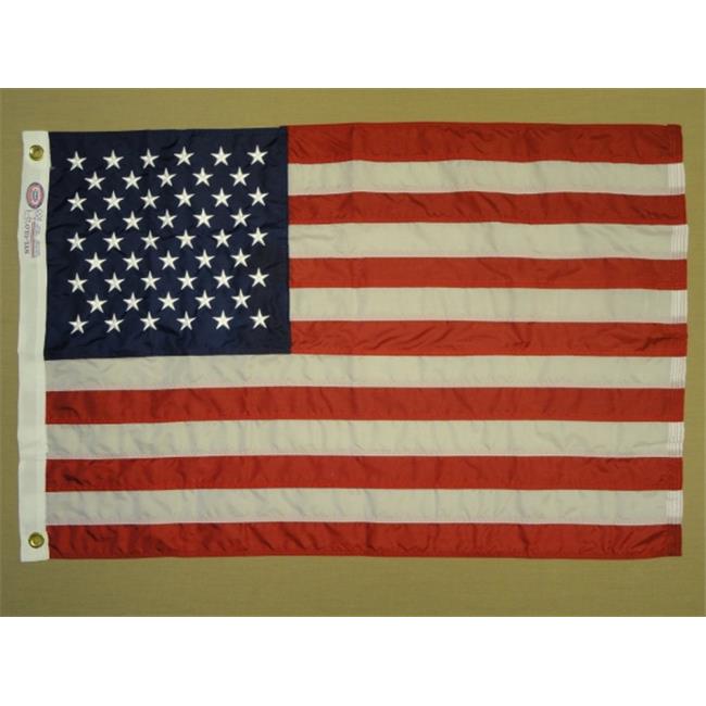 Annin Flagmakers 2440 2-.5 ft. X 4 ft. Nyl-Glo U.S. Flag