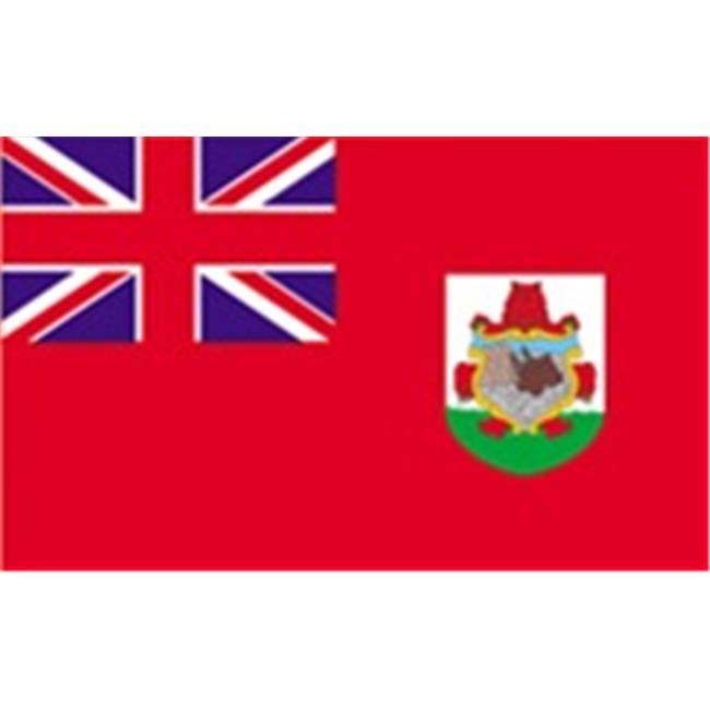 Annin Flagmakers Bermuda Flag 2x3 Ft - Nylon SolarGuard Nyl-Glo - Made In USA - View #4