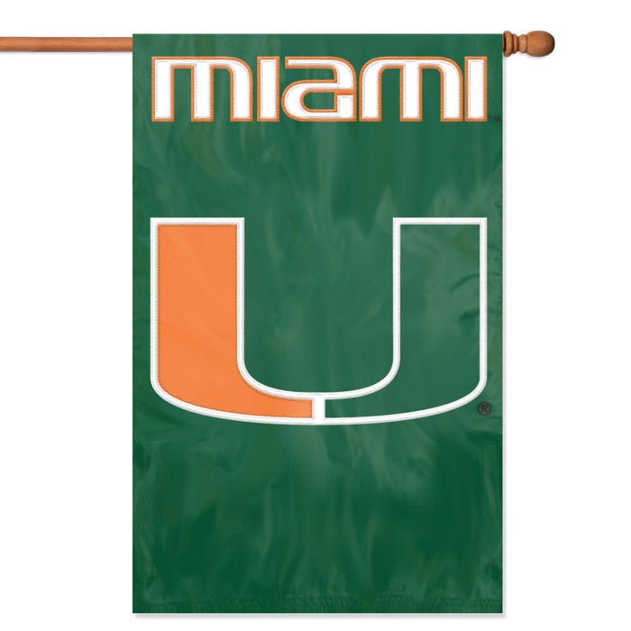 Picture of Party Animal&#44; Inc. AFMIA Miami Applique Banner Flag - Miami with U