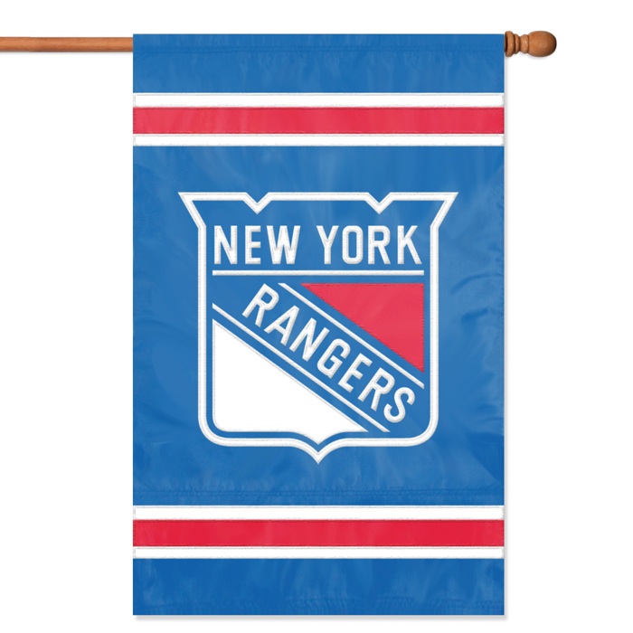 Picture of Party Animal&#44; Inc. AFRAN Applique Banner Flag - New York Rangers