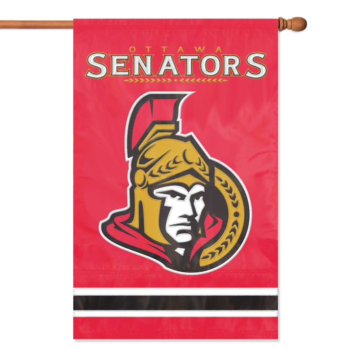 Picture of Party Animal&#44; Inc. AFSEN Applique Banner Flag - Ottawa Senators