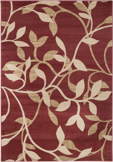 Rug RLY5011-5376 Rectangle Light Pear Contemporary e Area Rug 5 ft. 3 in. x 7 ft. 6 in.