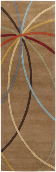 Rug  Amphora Hand-Tufted Runner Rug - 2 ft. 6 in. x 8 ft. - Plush Wool