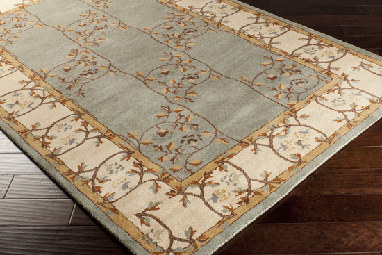 Rug CAE1100-46 4 x 6 ft. Rectangular Black and Gray Hand Tufted Area Rug