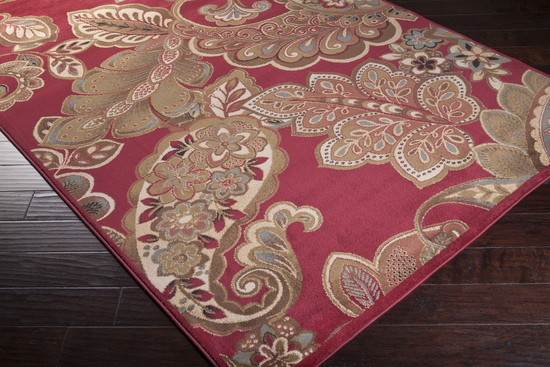 Rug RLY5020-8RD Round Light Pear- Hot Cocoa Area Rug 8 ft.