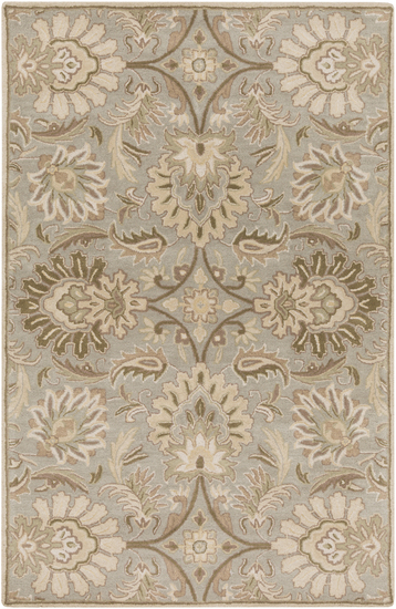 Rug CAE1111-58 5 x 8 ft. Rectangular Black and Gray Hand Tufted Area Rug