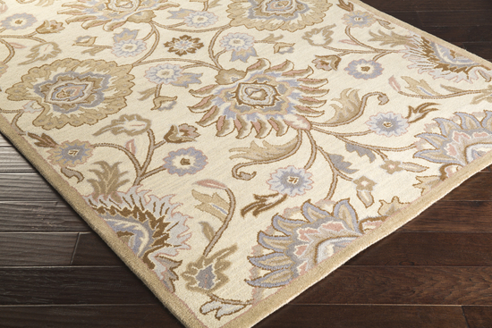 Rug CAE1109-312 3 x 12 ft. Runner Brown and Beige Hand Tufted Rug