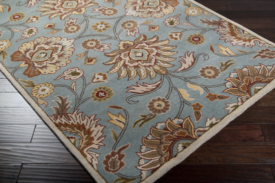 Rug CAE1052-7696 7 ft. 6 in. x 9 ft. 6 in. Rectangle Blue and Purple Hand Tufted Area Rug