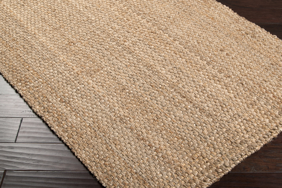 Rug JS2-913 Rectangular Tan Flatwoven Area Rug 9 x 13 ft.