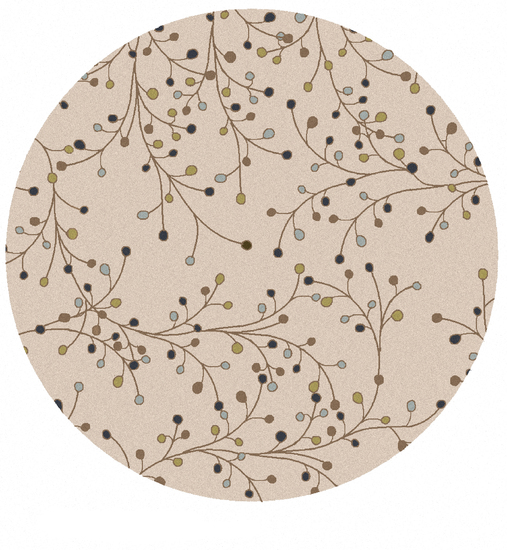 Rug ATH5116-99RD Round Birch Hand Tufted Area Rug 9 ft. x 9 in.