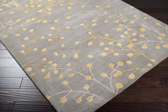 Rug ATH5060-1014 10 x 14 ft. Transitional Rectangle Parchment Hand Tufted Area Rug