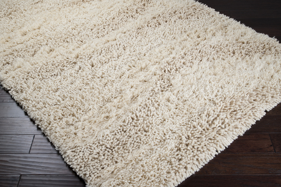 Rug BRK3300-913 Rectangular Winter White Area Rug 9 x 13 ft.