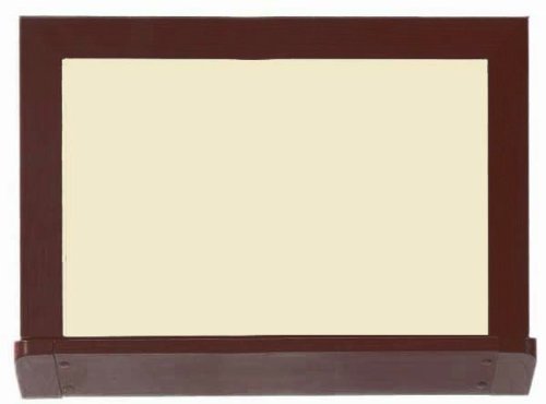 Picture of AARCO Products 420WWD1824V2 High Performance Series Wood Look (Walnut) Porcelain Markerboard