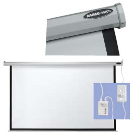 Picture of AARCO Products MPS-50 Motorized Electronically Operated Projection Screen