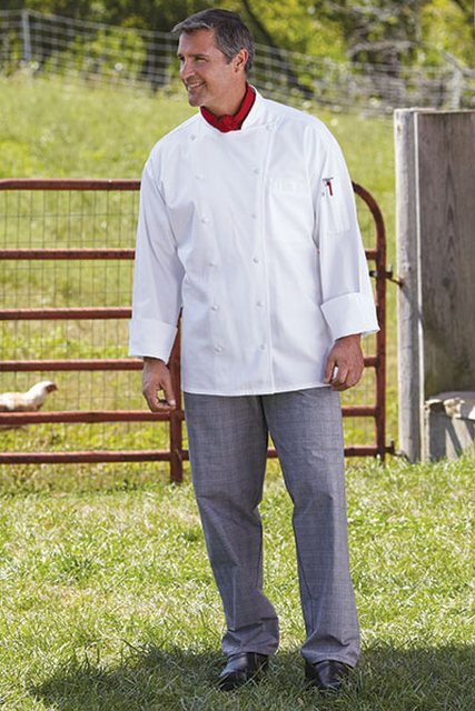 Picture of Uncommon Threads 4003-3106 Yarn Dyed Baggy Chef Pant in Glen Plaid - 2XLarge