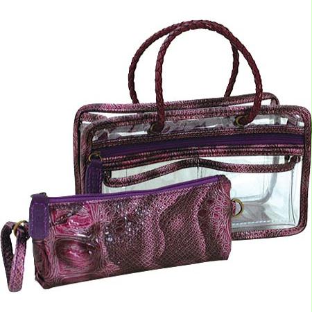 205269 Switch It Handbag Organizers Mini Insert -Purple Croc