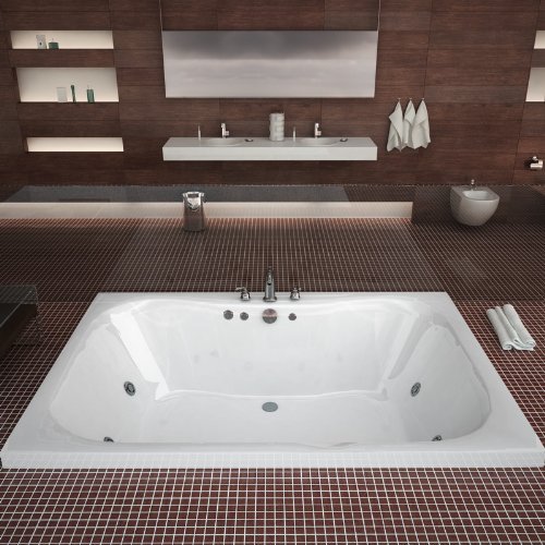 Tubs 4860NAR Neptune 48 x 60 x 23 Rectangular Air Jetted Bathtub