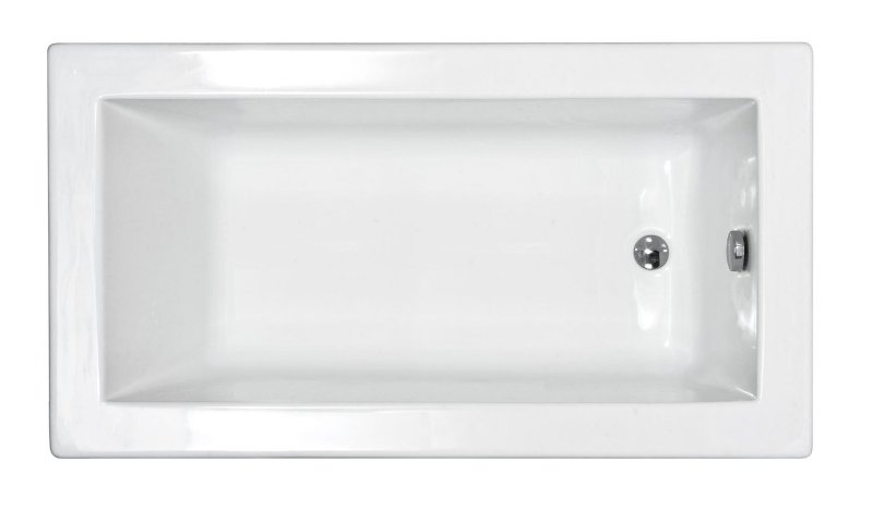 Tubs 3266VN Venetian 32 x 66 x 23 - Inch Rectangular Soaking Bathtub