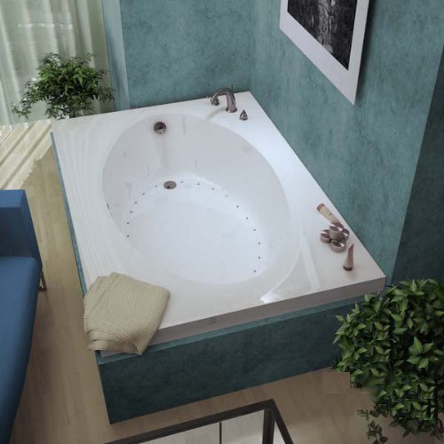 Tubs 4260VAL Vogue 42 x 60 x 23 - Inch Rectangular Air Jetted Bathtub