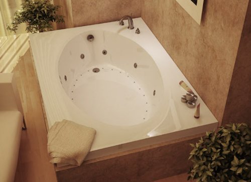 Tubs 4272VCDL Vogue 42 x 72 x 23 - Inch Rectangular Air & Whirlpool Jetted Bathtub