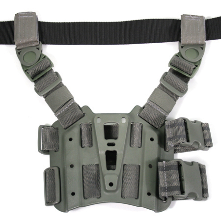 Picture of Blackhawk BH 432000PCT Tactical Holster Platform TacMatteFin CyteTn