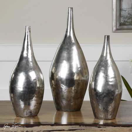 Picture of 212 Main 19826 212 Main Rajata Silver Vases S-3