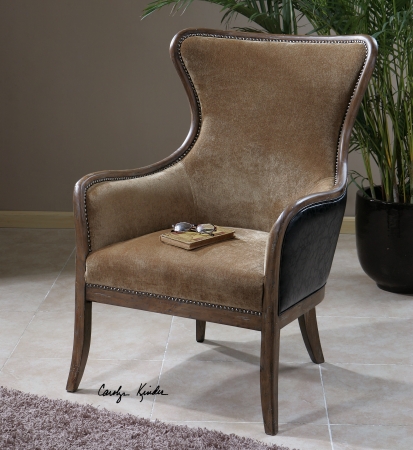 Picture of 212 Main 23158 212 Main Snowden Tan Wing Chair
