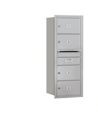 Salsbury 3710S-04ARP 4C Horizontal Mailbox 10 Door High Unit - 37.50 Inches - Single C
