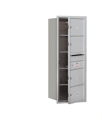 Salsbury 3710S-04AFP 4C Horizontal Mailbox Includes Master Commercial Lock - 10 Door Hi