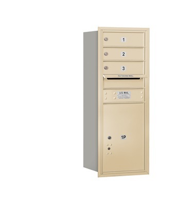 Salsbury 3710S-03SRU 4C Horizontal Mailbox 10 Door High Unit - 37.50 Inches - Single C