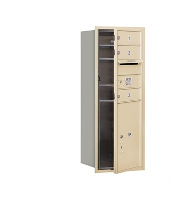 Salsbury 3710S-03SFP 4C Horizontal Mailbox Includes Master Commercial Locks - 10 Door H