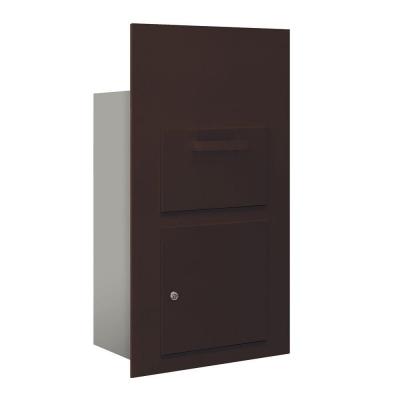 Salsbury  Salsbury Collection Unit Includes Master Commercial Lock - For 6 Door High 4Bplus Mailbox Units - Bronze - Front Loading - Private Access