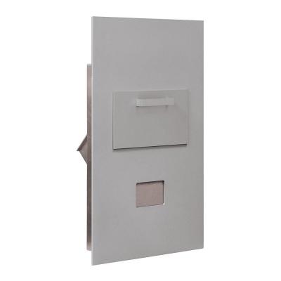 Salsbury 3600C6-ARP Salsbury Collection Unit For 6 Door High 4Bplus Mailbox Units - Aluminum - Rear Loading - Private Access