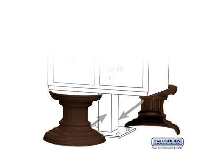 Salsbury  Regency Decorative Pedestal Cover Short - Bronze
