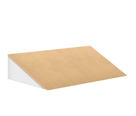 Salsbury  Sloping Hood For 21 Inch Deep Designer Wood Locker - Maple