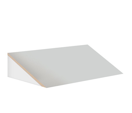 Salsbury  Sloping Hood For 21 Inch Deep Designer Wood Locker - Gray