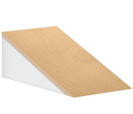 Salsbury Sloping Hood for 21 Inch Deep Designer Wood Locker - Maple