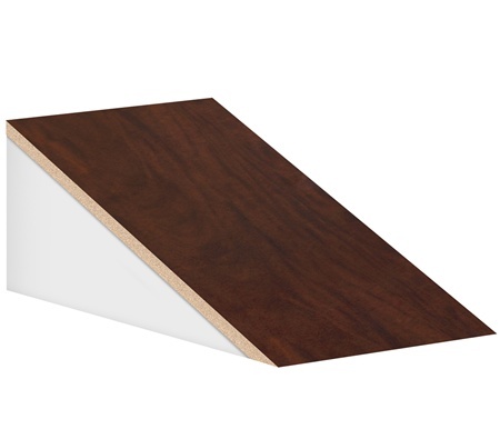 Salsbury  Sloping Hood For 21 Inch Deep Designer Wood Locker - Mahogany