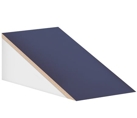 Salsbury  Sloping Hood For 21 Inch Deep Designer Wood Locker - Blue