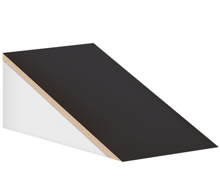 Salsbury Sloping Hood for Designer Wood Locker - Black
