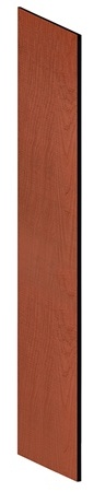 Salsbury 33336CHE Side Panel For 21 Inch Deep Designer Wood Locker - With Sloping Hood - Cherry
