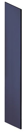 Salsbury 33336BLU Side Panel For 21 Inch Deep Designer Wood Locker - With Sloping Hood - Blue