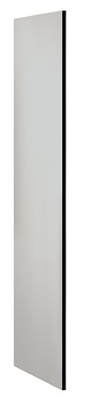 Salsbury Side Panel For 21 Inch Deep Designer Wood Locker - Without Sloping Hood - Gray